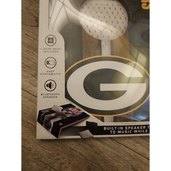 NEW Green Bay Packers Cornhole Game & Bluetooth Speaker - Picture 4 of 5